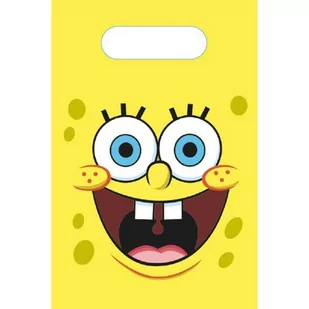 Torebki Prezentowe Papierowe Sponge Bob 6Szt - Opakowania i torebki na prezenty - miniaturka - grafika 1