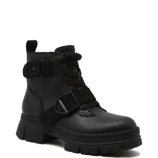 Botki damskie - UGG Skórzane botki ashton lace up - grafika 1