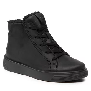 Ecco Trzewiki Street Tray K GOTE-TEX 70528251052 Black/Black - Półbuty damskie - miniaturka - grafika 1