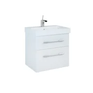 Szafki łazienkowe - AQ.401-164343 / AQUAFORM / MADRID / SZAFKA PODUMYWALKOWA WISZĄCA 2S 60X41,8X54 WHITE HG PDW / - miniaturka - grafika 1