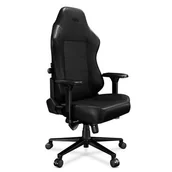 Fotele gamingowe - YUMISU 2054 skóra czarny (Y-2054-BB) - miniaturka - grafika 1