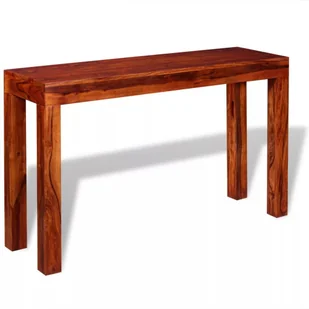 vidaXL Konsola z drewna sheesham, 120 x 35 75 cm - Konsole i sekretarzyki - miniaturka - grafika 1