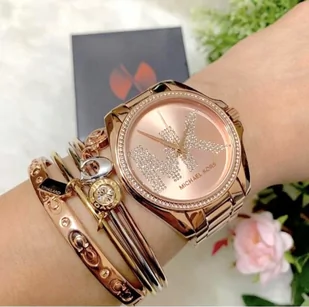 Zegarek ZEGAREK DAMSKI Michael Kors MK6556 BRADSHAW(zm546c) - Zegarki damskie - miniaturka - grafika 3