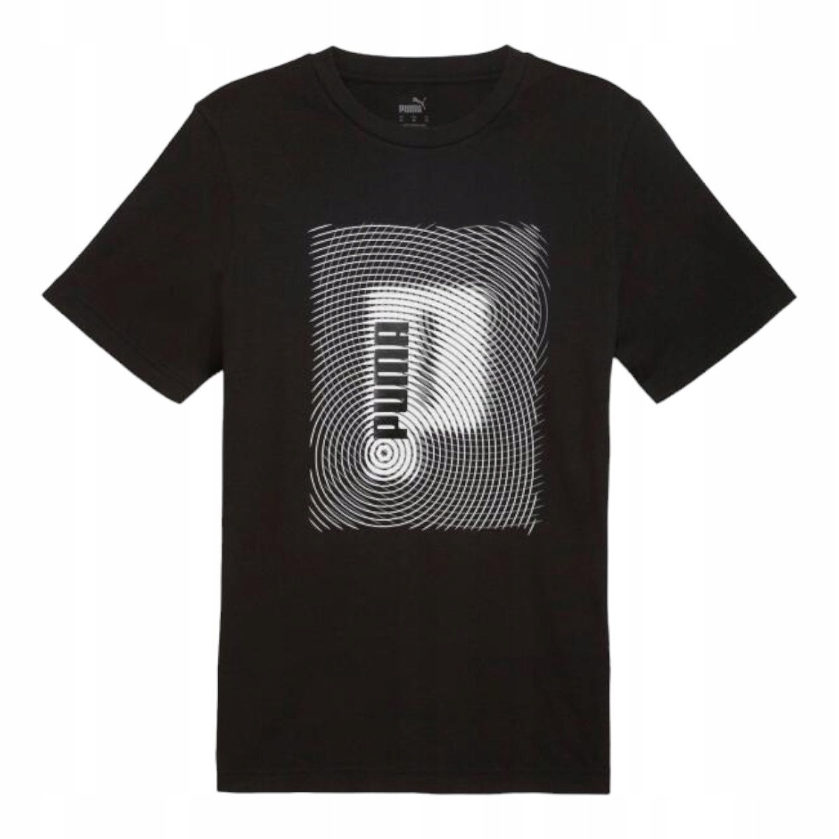 Puma Koszulka Męska T-Shirt Graphics Execution Tee Czarna R.L