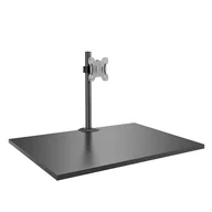 Uchwyty do monitorów - Lindy 40656 uchwyt / stojak do monitorów 71,1 cm (28") Czarny Biurko - miniaturka - grafika 1
