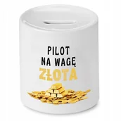 Skarbonki - DLA PILOTA SKARBONKA MARKETING PREZENT z Nadrukiem ze Zdjęciem - miniaturka - grafika 1