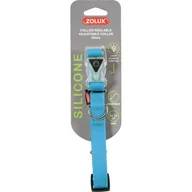 Obroże dla psów - Obroża silikonowa regulowana 20 mm niebieski ZOLUX - miniaturka - grafika 1