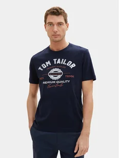 Tom Tailor T-Shirt 1037735 Granatowy Regular Fit - Koszulki męskie - miniaturka - grafika 1
