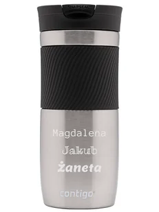 Kubek termiczny z grawerem Contigo Byron 470ml - Stainless Steel - Kubki termiczne - miniaturka - grafika 1