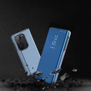 Clear View Case futerał etui z klapką Xiaomi Redmi K40 Pro+ / K40 Pro / K40 / Poco F3 niebieski - Etui i futerały do telefonów - miniaturka - grafika 9
