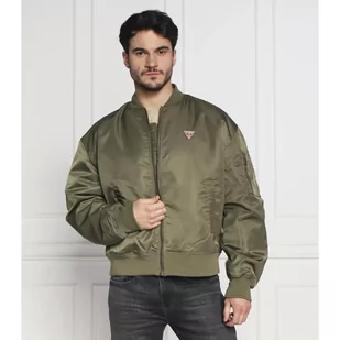 GUESS Kurtka bomber guess x brandalised with graffiti by banksy | Regular Fit - Kurtki męskie - miniaturka - grafika 1