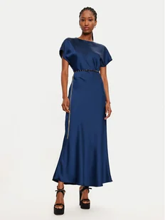 Imperial Sukienka koktajlowa ADQJIBA Granatowy Regular Fit - Sukienki - miniaturka - grafika 1