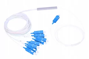 ExtraLink 1:8 PLC SPLITTER SC/UPC 900UM 1.5M STEEL BOX EX.0677 - Pozostałe akcesoria sieciowe - miniaturka - grafika 1