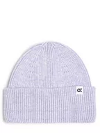 Czapki damskie - Opus - Damska czapka beanie, zielony|biały - miniaturka - grafika 1