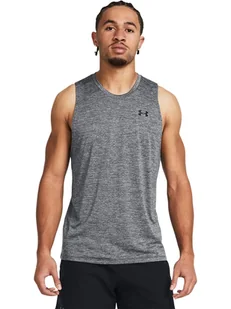 Under Armour Top sportowy "Tech" w kolorze szarym - Koszulki sportowe męskie - miniaturka - grafika 1