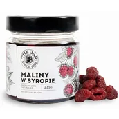 Owoce w puszkach i słoikach - Maliny w syropie całe owoce 235 g The Jar z cukrem trzcinowym - miniaturka - grafika 1