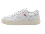Trampki męskie - Levi's Glide, Trampki męskie, Regular White, 42 EU, Regular White, 42 EU - miniaturka - grafika 1