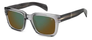 Okulary przeciwsłoneczne David Beckham DB 7100/S SZARO-ZIELONE LUSTRZANE 52/21/145 Mężczyzna Szary 52 mm - Okulary przeciwsłoneczne - miniaturka - grafika 1