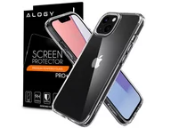 Etui i futerały do telefonów - Etui obudowa case Spigen Ultra Hybrid do Apple iPhone 13 Crystal Clear + Szkło - miniaturka - grafika 1