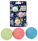 Pozostałe akcesoria do kąpieli i SPA - IDC Institute, Kosmos, Planety Musujące Kule Do Kąpieli Dla Dzieci, 3x40g - miniaturka - grafika 1