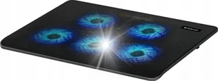 Podstawka Podkładka CHŁODZĄCA POD LAPTOPA 12 - 16'' Metalowa 2xUSB Mocna - Podkładki chłodzące pod laptopa - miniaturka - grafika 1