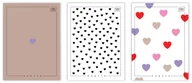 Zeszyty szkolne - zeszyt a4 uv hearts - miniaturka - grafika 1