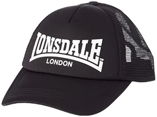 Lonsdale Czapka Donnington, czarny/biały, jeden rozmiar, 114967 - Czapki damskie - miniaturka - grafika 1