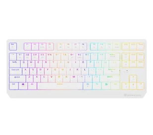 Genesis Thor 230 TKL US RGB Outemu Red Biały - Klawiatury - miniaturka - grafika 1