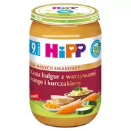 Dania dla dzieci - Hipp Dla Małych Smakoszy Kasza bulgur z warzywami mango i kurczakiem po 9. miesiącu 220 g Bio - miniaturka - grafika 1