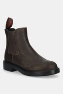 Botki damskie - Camper sztyblety nubukowe Dean damskie kolor brązowy na płaskim obcasie K400761-006 - miniaturka - grafika 1