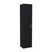 Półki i regały dla dzieci - Regał Z Czarny Półkami Do Salonu R8-K74 - miniaturka - grafika 1