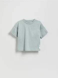 Reserved - T-shirt z naszywką - niebieski - Bluzki dla niemowląt - miniaturka - grafika 1
