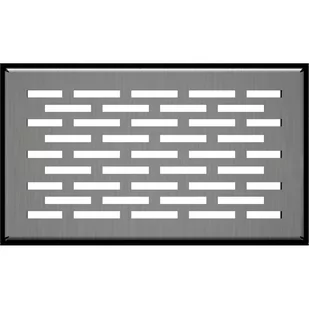 Parkanex podłogowa Floor szlifowana 110x170 stal - Kratki wentylacyjne - miniaturka - grafika 1