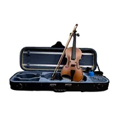 Instrumenty smyczkowe - Arvada VIO-330 skrzypce rozmiar 3/4, łącznie z walizką transportową, łukiem i żywicą - miniaturka - grafika 1