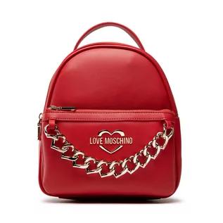 Torebki damskie - Love Moschino Plecak JC4194PP1ELK0500 Rosso - grafika 1