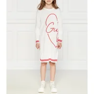 Sukienki i spódniczki dla dziewczynek - Guess Sukienka | z dodatkiem kaszmiru - miniaturka - grafika 1