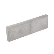 Kostki brukowe i krawężniki - Obrzeże betonowe szare 75 x 20 x 6 cm - miniaturka - grafika 1