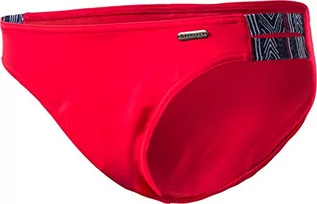 Spodnie damskie - Firefly Firefly damskie spodnie bikini Tarona czerwony Red/Aop Denim 40 4035660 - grafika 1