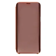 Etui i futerały do telefonów - Etui z klapką, lustrzane etui do Samsunga Galaxy S8 Plus, przezroczysta klapka z przodu – różowe - miniaturka - grafika 1