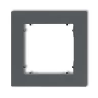 Klawisze i ramki - Karlik Ramka pojedyńcza MINI 28MR-1 grafit 28MR-1 - miniaturka - grafika 1