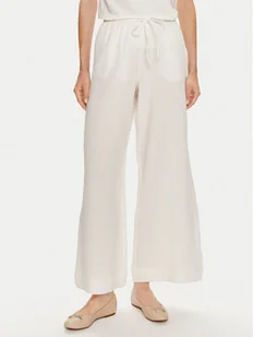 Gina Tricot Spodnie materiałowe 22655 Biały Wide Leg - Spodnie damskie - miniaturka - grafika 1