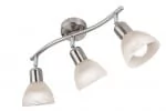 Daytona - listwa 3 płomienna nikiel mat 820313-07 - Lampy sufitowe - miniaturka - grafika 1