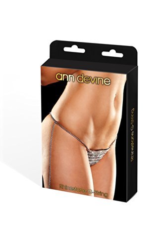 ANN DEVINE G-Stringi w pełni z kryształkami