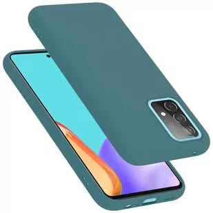 Pokrowiec Do Samsung Galaxy A52 (4G / 5G) / A52s Etui w LIQUID ZIELONY TPU Silikon Case Cover Obudowa Ochronny Cadorabo - Etui i futerały do telefonów - miniaturka - grafika 1