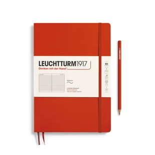 Notatnik Leuchtturm1917 Composition B5, Linie, Fox Red - Notesy i bloczki - miniaturka - grafika 1