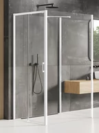 Kabiny prysznicowe - New Trendy Kabina Prysznicowa Prime 120X100 Prostokątna Przyścienna Biała Lewa K-1071 - miniaturka - grafika 1