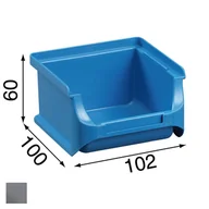 Skrzynki i torby narzędziowe - Allit pojemnik ProfiPlus nr 1, szary 102x100x60mm (456221) - miniaturka - grafika 1