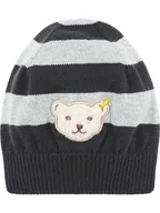 Czapeczki dla niemowląt - Steiff Czapka beanie w kolorze czarnym - miniaturka - grafika 1