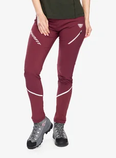 Spodnie turystyczne damskie Dynafit Transalper Hybrid Pants - burgundy - Spodnie narciarskie - miniaturka - grafika 1