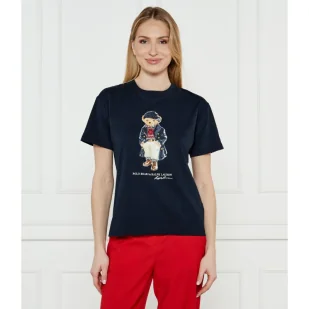 POLO RALPH LAUREN T-shirt Regular Fit - Koszulki i topy damskie - miniaturka - grafika 1